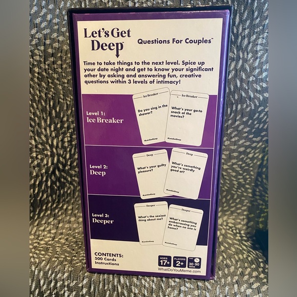 Let’s Get Deep Card Game - Picture 4 of 5